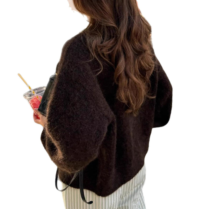 Damen Strickjacke mit Knopfdetails und lässigem Schnitt Drune