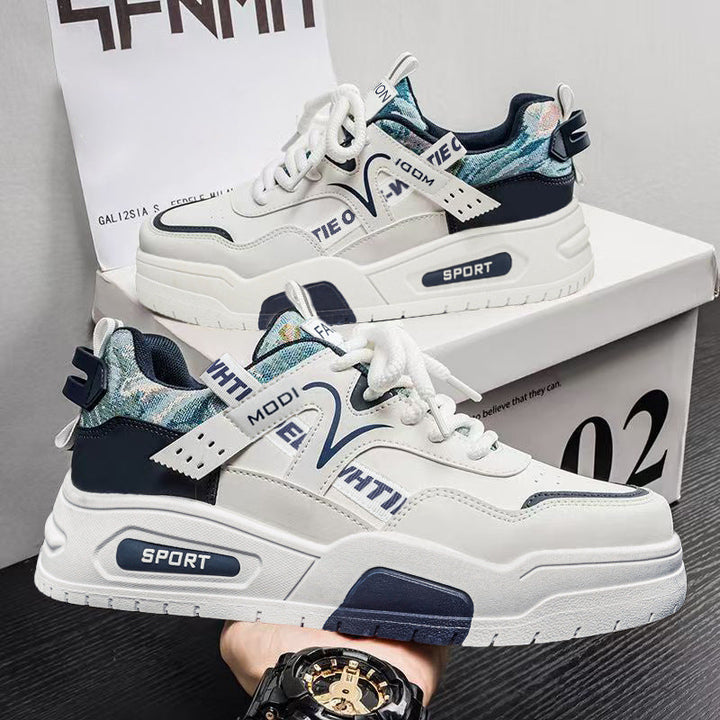 Damen Sportliche Chunky Sneakers mit atmungsaktiver Oberflächenstruktur und dämpfenden Elementen Drune