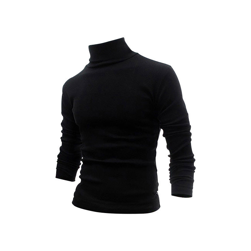 Herren stylischer Rollkragenpullover aus weichem, elastischem Material Drune