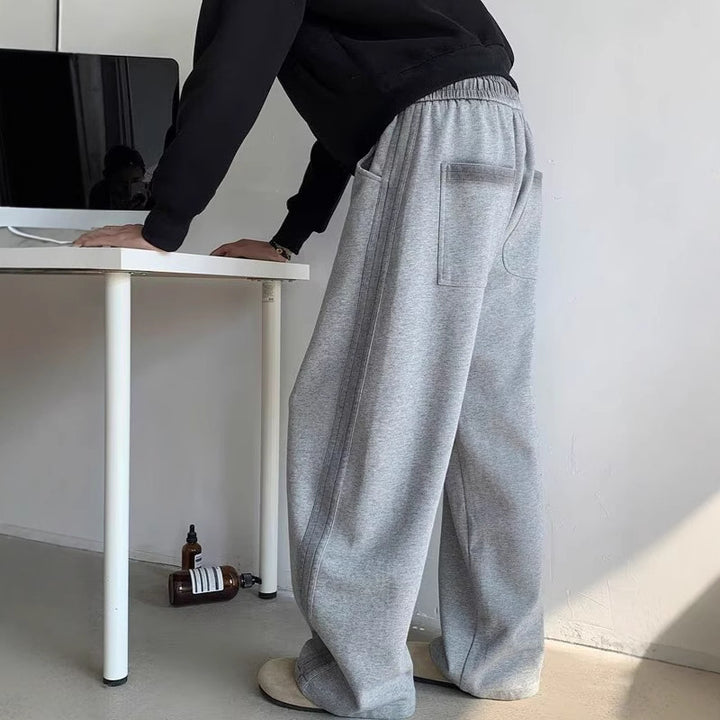 Herren Bequeme Relaxed Fit Sweatpants mit elastischem Bund und praktischen Taschen Drune