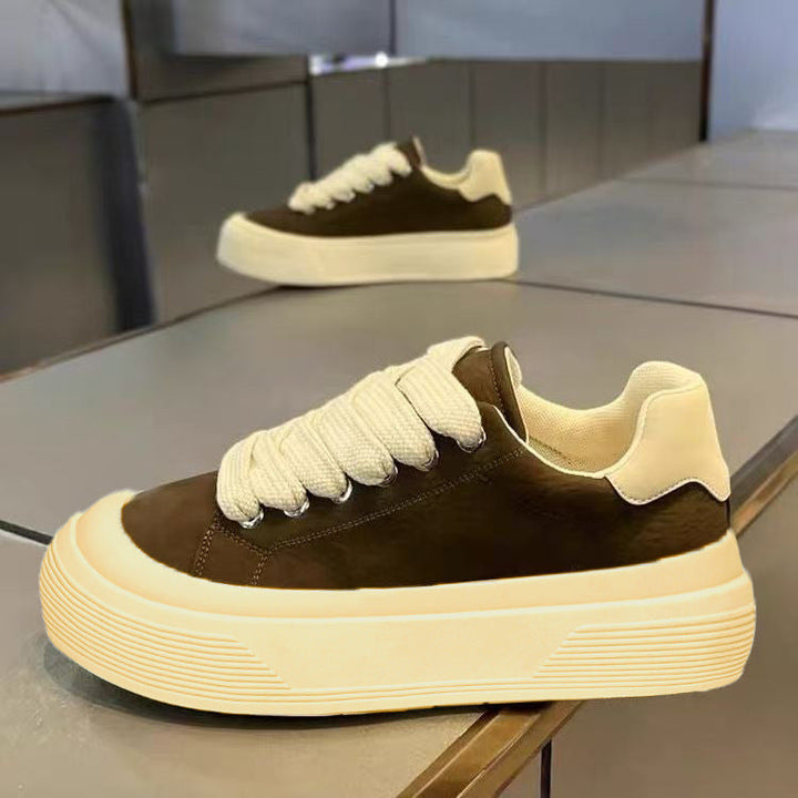 Damen Trendige Sneaker mit verstärktem Fersenbereich und rutschfester Sohle Drune