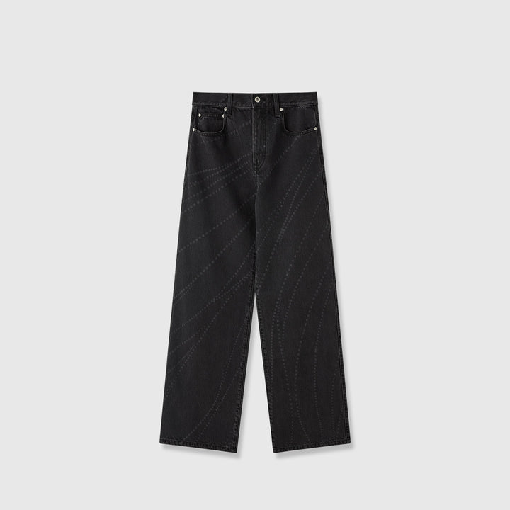 Damen Moderne Bootcut-Jeans mit hohem Bund und elegantem Design Drune