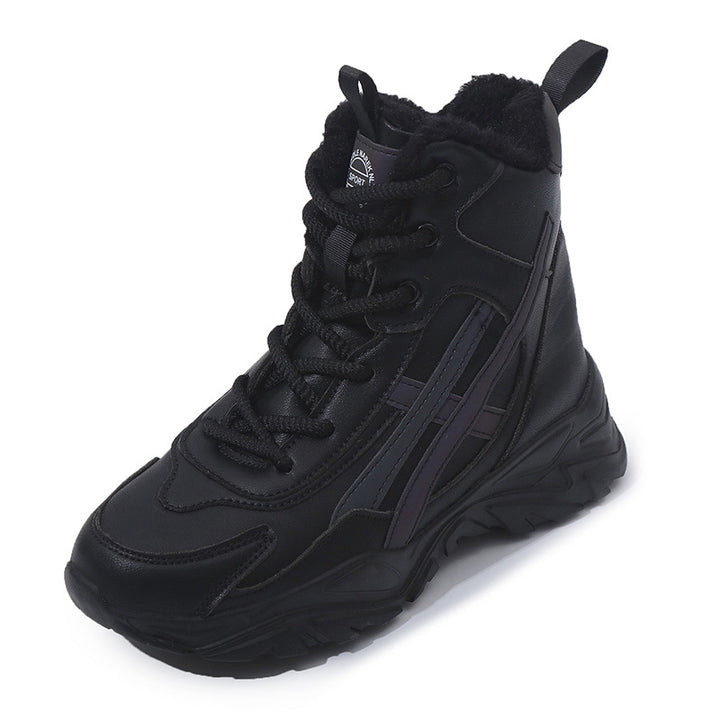 Damen Plüschgefütterte Winter Sneakers Drune