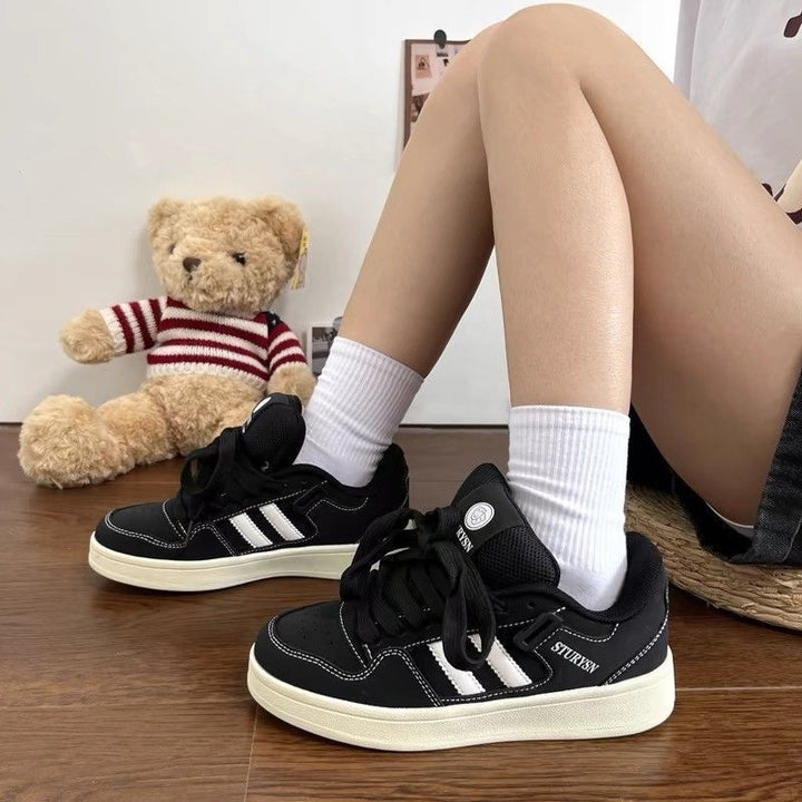 Damen Sportliche Sneakers mit rutschfester Sohle und atmungsaktivem Obermaterial Drune