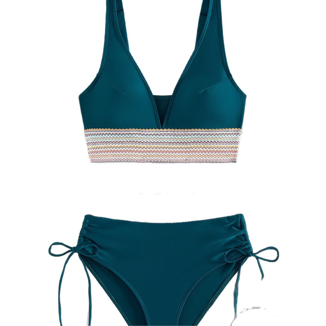 Damen Hochgeschnittener Sportbikini Drune