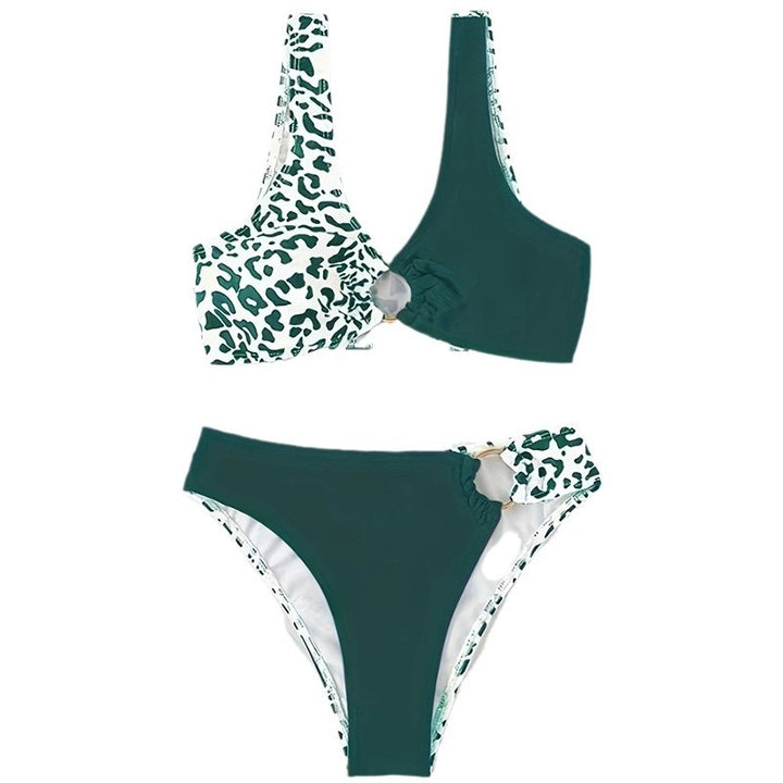 Damen Triangel-Bikini mit modischem Ringdetail und asymmetrischem Schnitt Drune