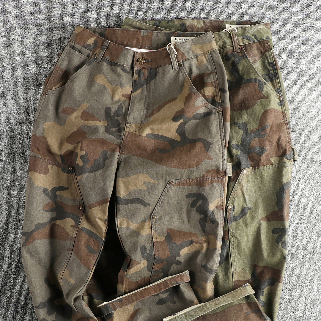 Herren Cargohose im modernen Camouflage-Design mit multifunktionalen Taschen Drune