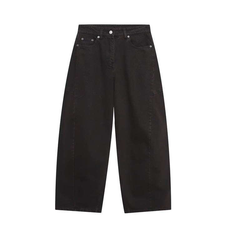 Damen weite Jeans im modernen Schnitt mit angesagten Cargo-Taschen Drune