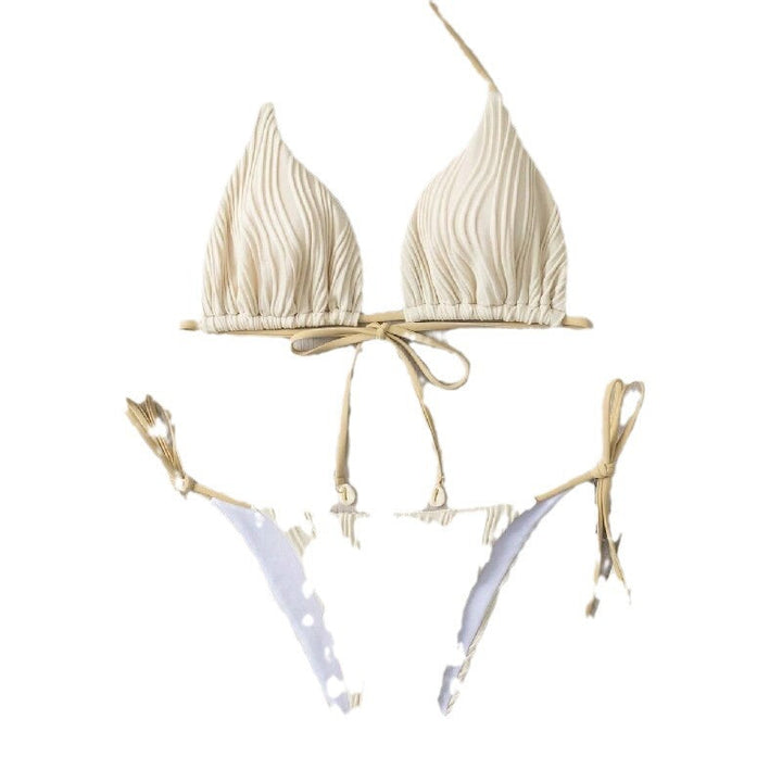 Damen Triangel-Bikini mit raffiniertem Rippendesign Drune