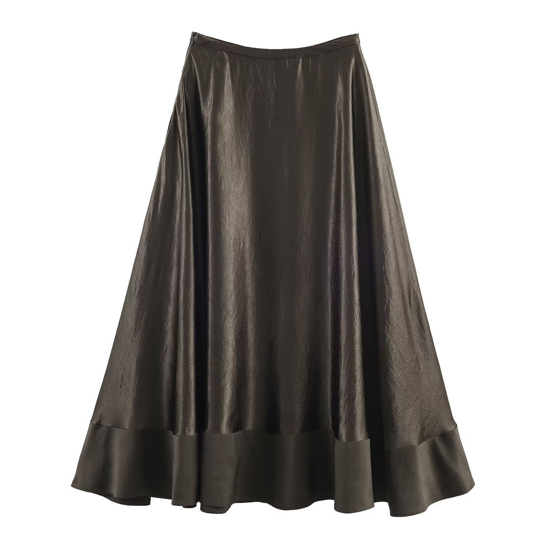 Damen Maxirock mit elegantem Fall und feinem Material Drune