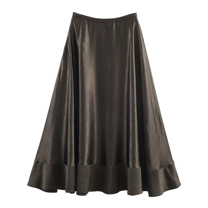 Damen Maxirock mit elegantem Fall und feinem Material Drune