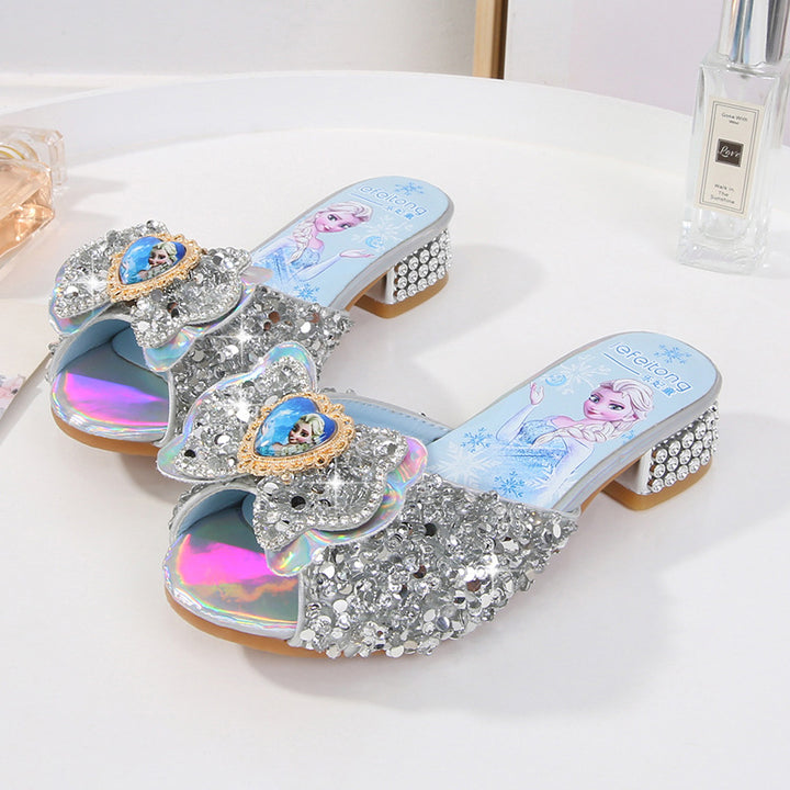 Damen Glitzernde Hausschuhe Drune