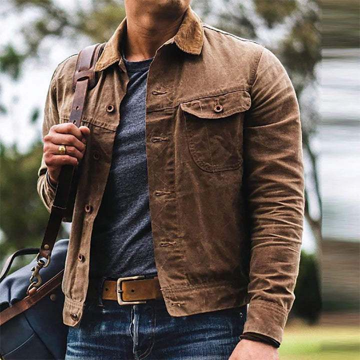 Herren Baumwolljacke mit praktischen Taschen und modernem Schnitt Drune