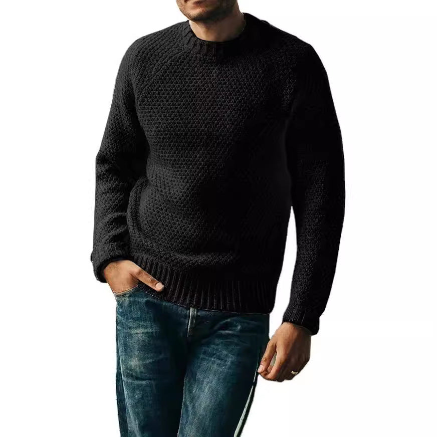 Herren Strickpullover mit zeitlosem Strukturdesign Drune