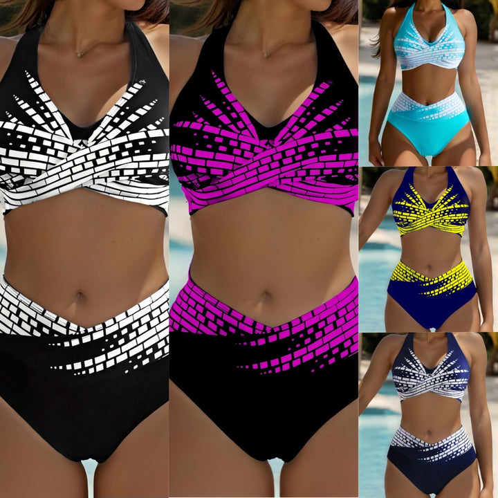 Damen Bikini-Set mit exquisitem Karomuster Drune