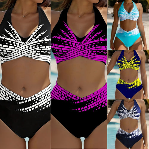 Damen Bikini-Set mit exquisitem Karomuster Drune
