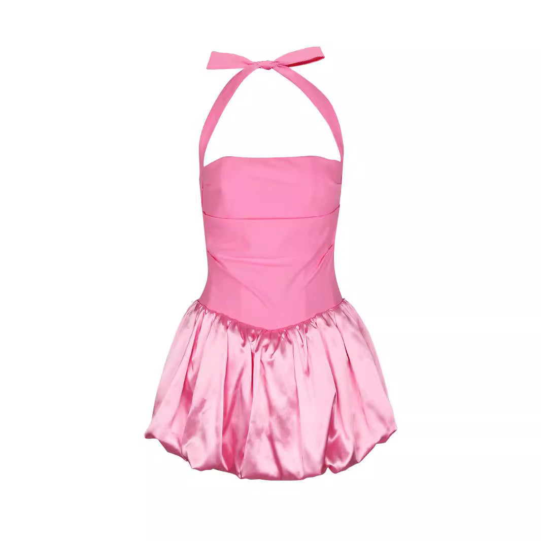Damen Verspieltes Minikleid mit schwingendem Rock Drune
