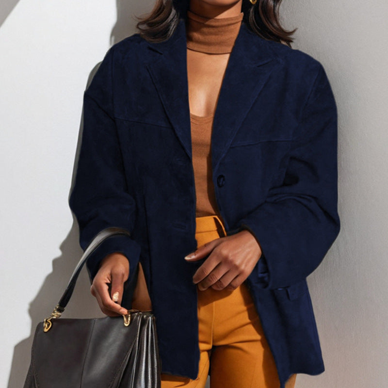 Damen Blazerjacke aus weich strukturierter Mikrofaser Drune