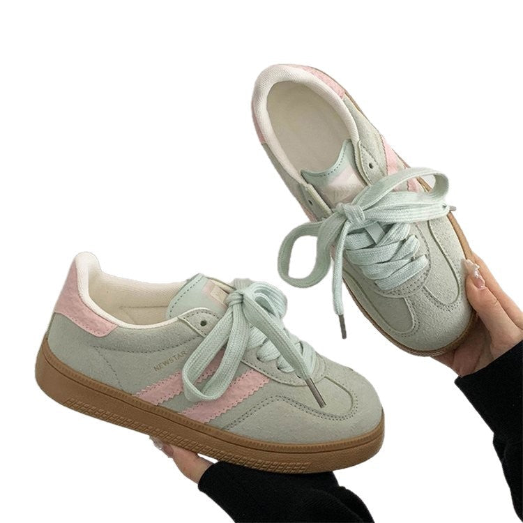 Damen Sportliche Sneakers mit reflektierenden Elementen und atmungsaktiver Oberflächenstruktur Drune