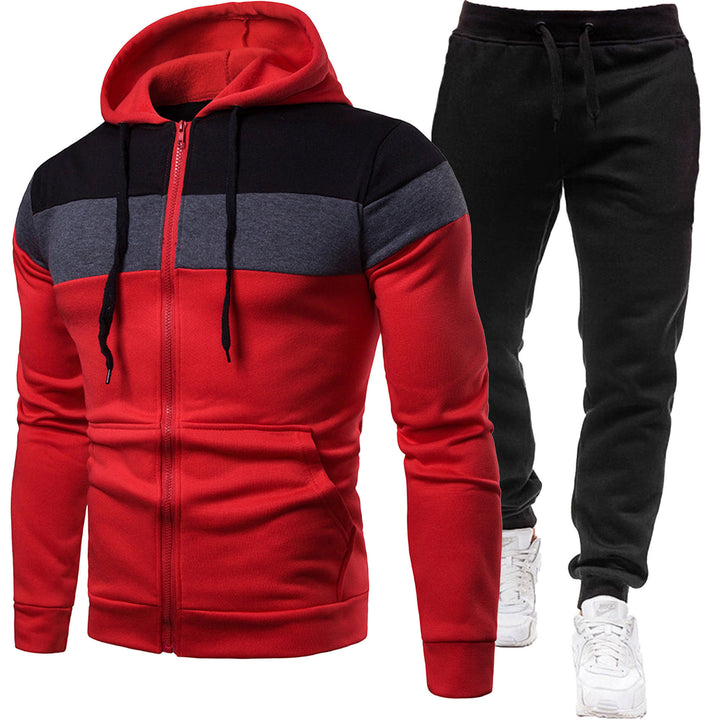 Herren nan zweiteiliges Freizeit-Jogginganzug-Set Drune