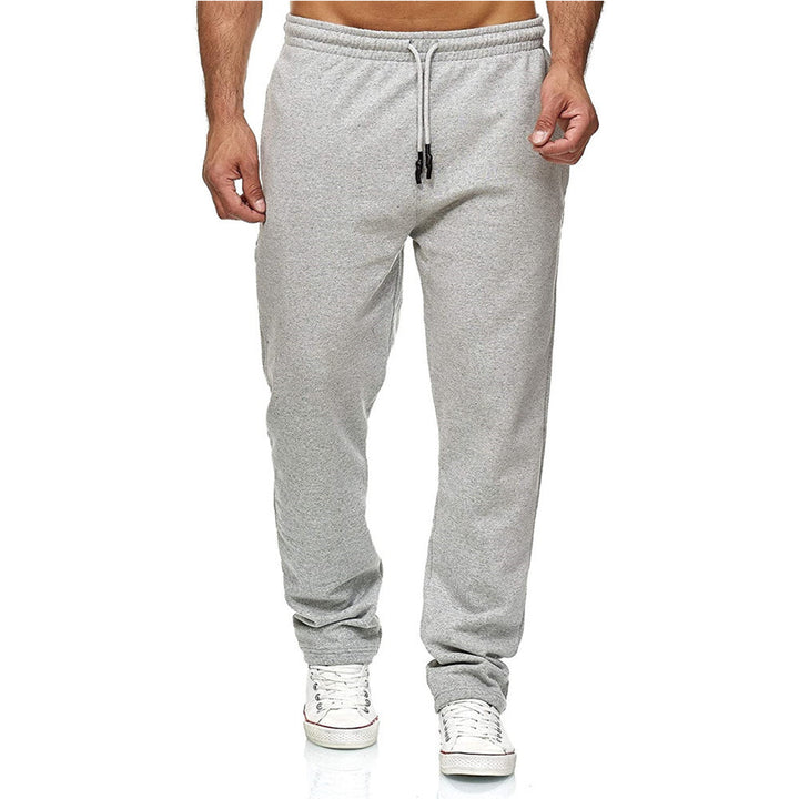 Herren nan gerade geschnittene Jogginghose mit innen angerautem Fleece, hohem Komfortbund und Kordelzug Drune