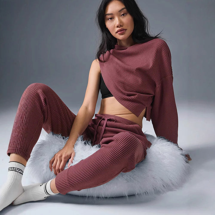 Damen lässiger und leichtgewichtiger Sweat-Anzug Drune