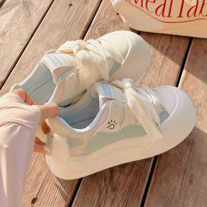 Damen Sneaker mit verspieltem Design und plüschigen Details Drune