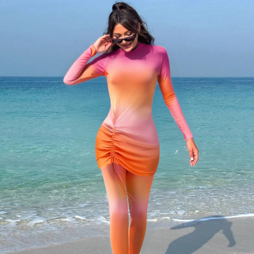 Damen Sportlicher One-Piece Surfanzug Drune