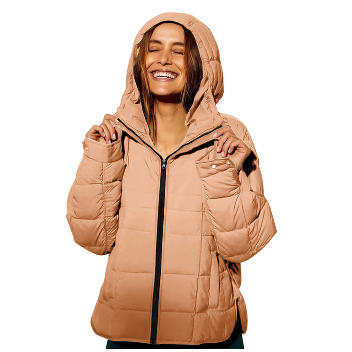 Damen Winterjacke mit abnehmbarer Kapuze und wasserabweisender Beschichtung Drune
