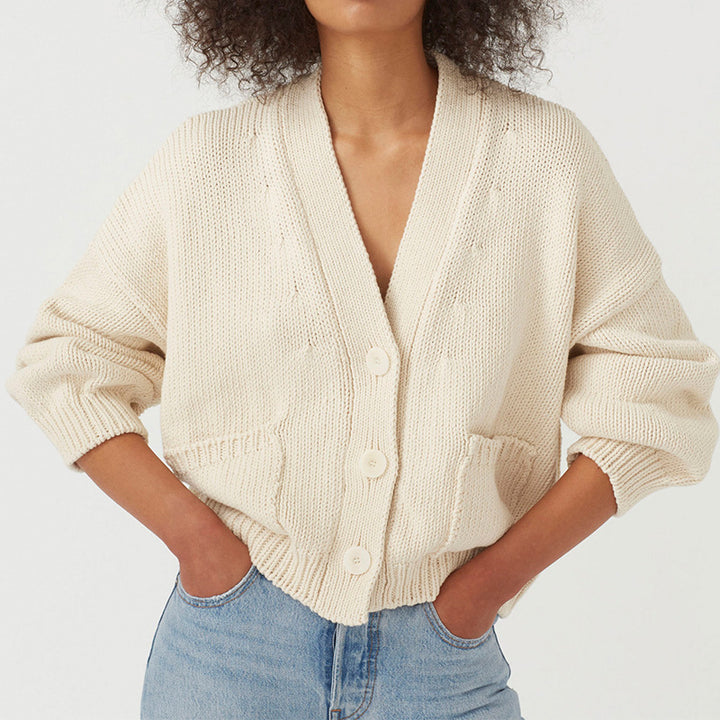 Damen Strickjacke mit praktischen Taschen Drune