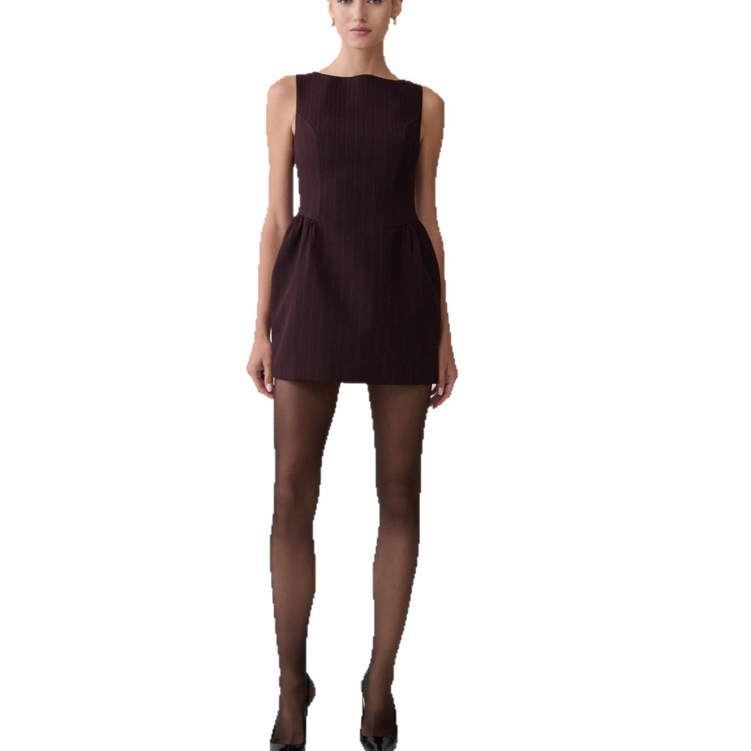 Damen Kleid mit feinen Nadelstreifen Drune