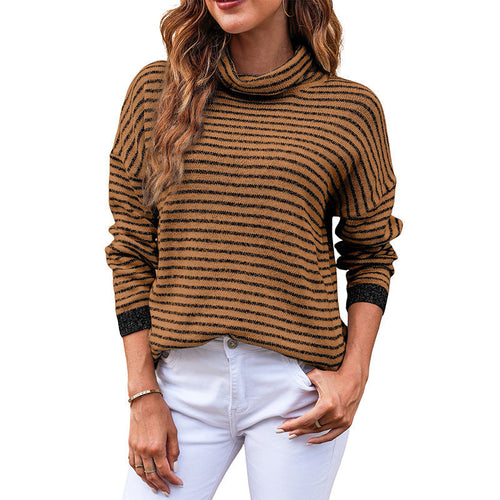 Drune | Wollmischung Damen Rollkragenpullover mit Langen Ärmeln