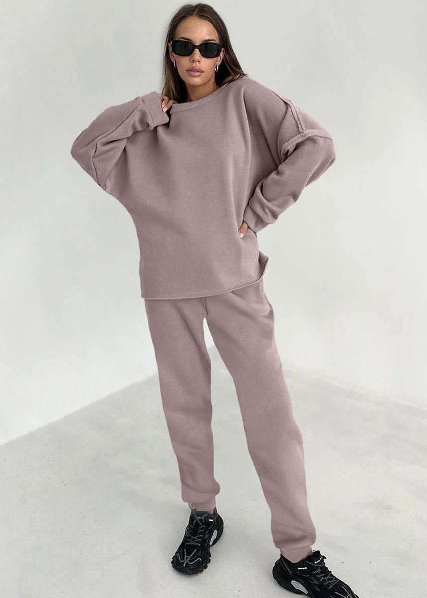 Drune | Übergroßer Damen Trainingsanzug mit Pullover und Hose