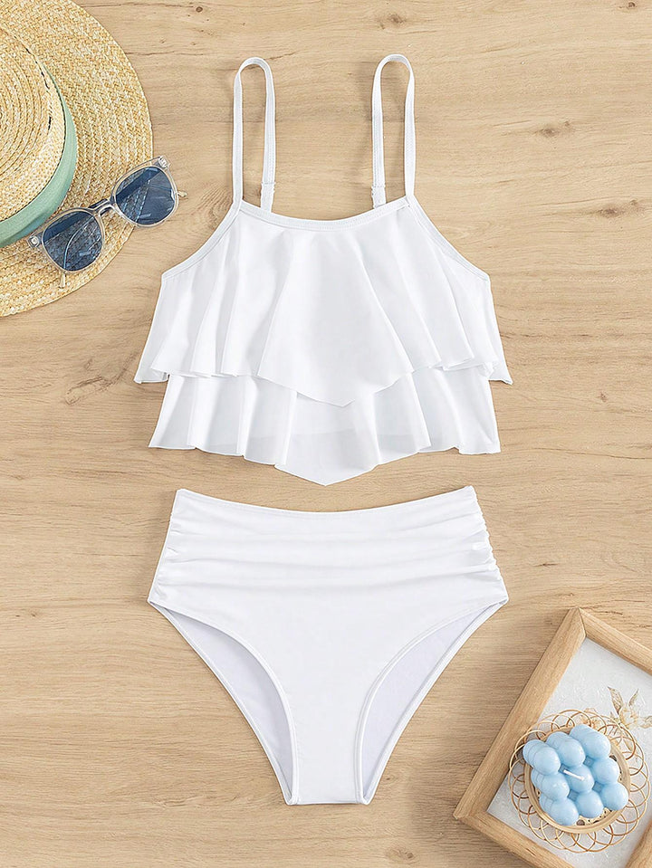 Damen Bikini-Set mit voluminösem Rüschendesign Drune