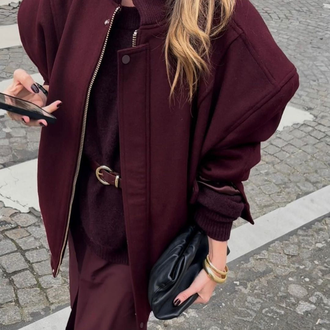 Damen Oversized Steppjacke Drune