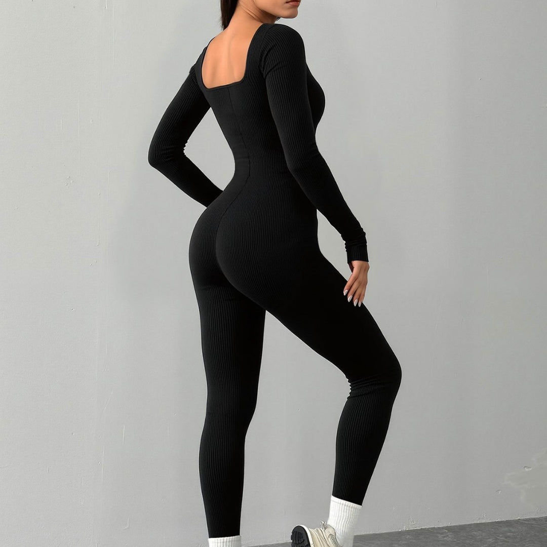 Damen Hochdehnbarer Jumpsuit Drune