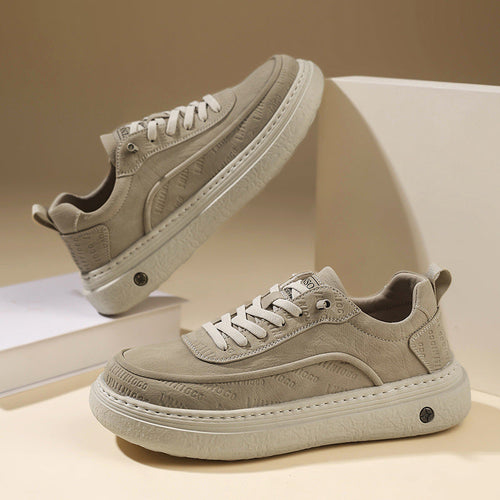 Damen Komfortable Sneakers aus hochwertigem Leder mit dämpfender Laufsohle Drune