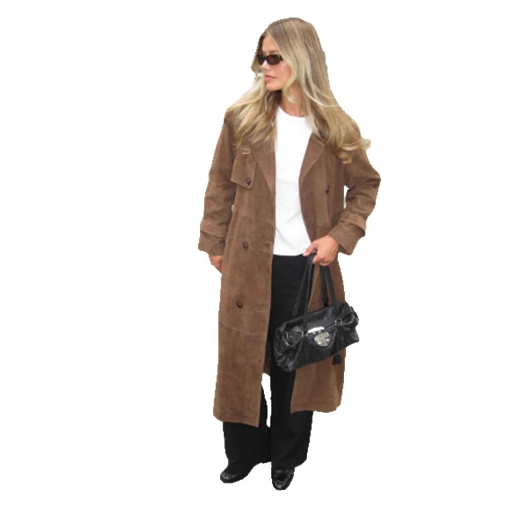 Damen eleganter und stilvoller Longcoat Drune