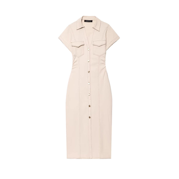 Femme Utility Shirt Kleid Drune
