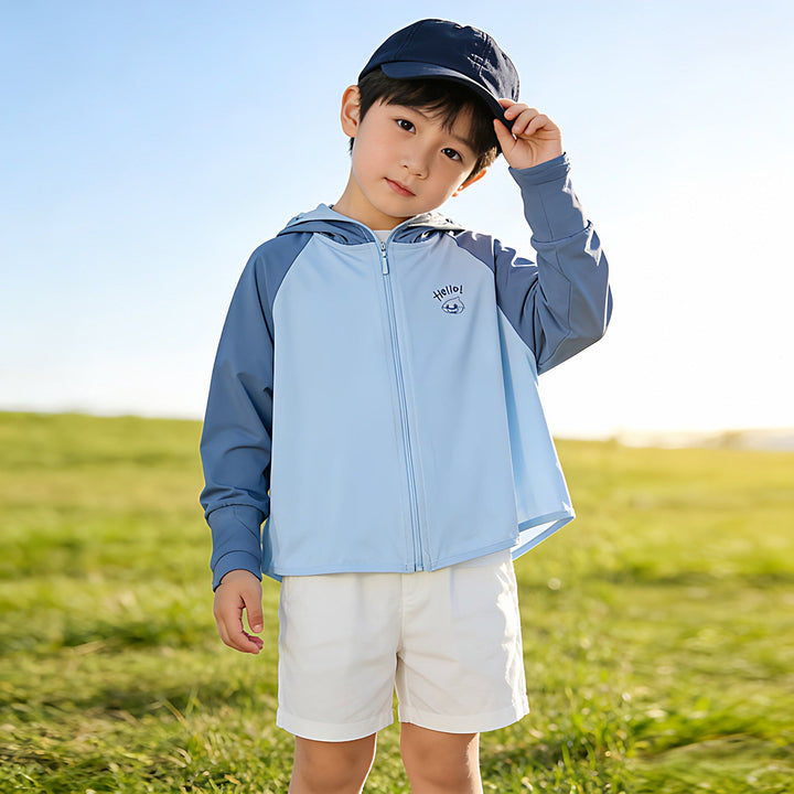 Kinder UV-Schutz Kapuzenjacke Drune