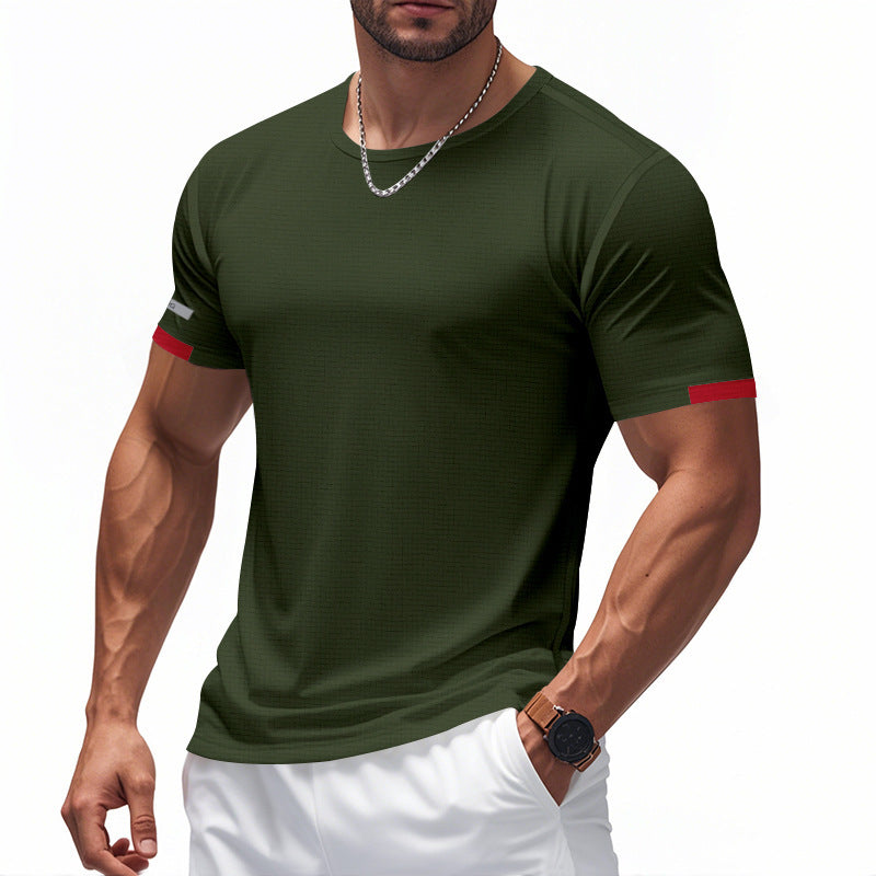 Herren Funktions-T-Shirt mit atmungsaktivem Design und reflektierenden Details Drune