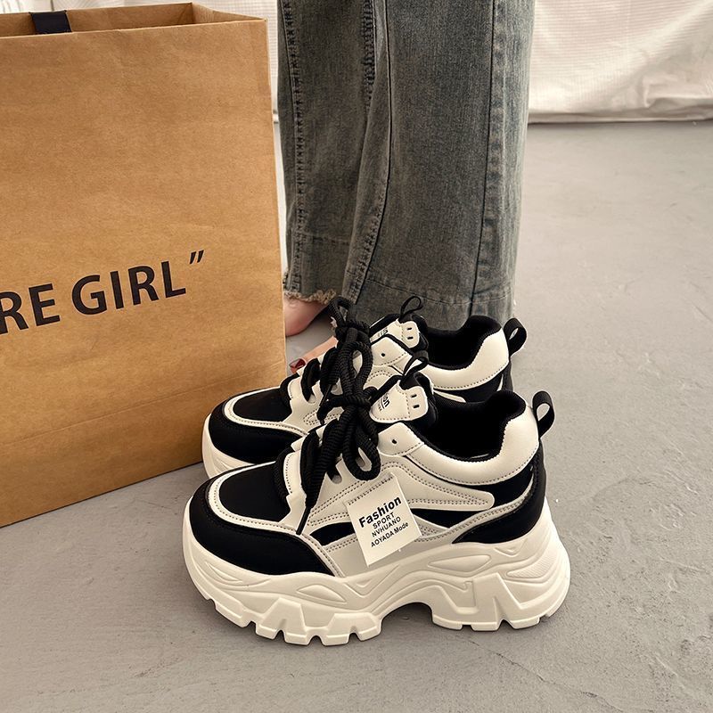 Damen Chunky Sneakers mit dicker Sohle und modischem Design Drune