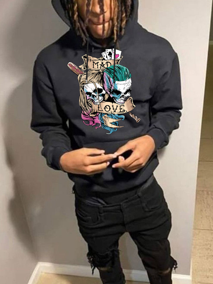 Damen Kapuzenpullover mit einzigartigem Kunstmotiv Drune