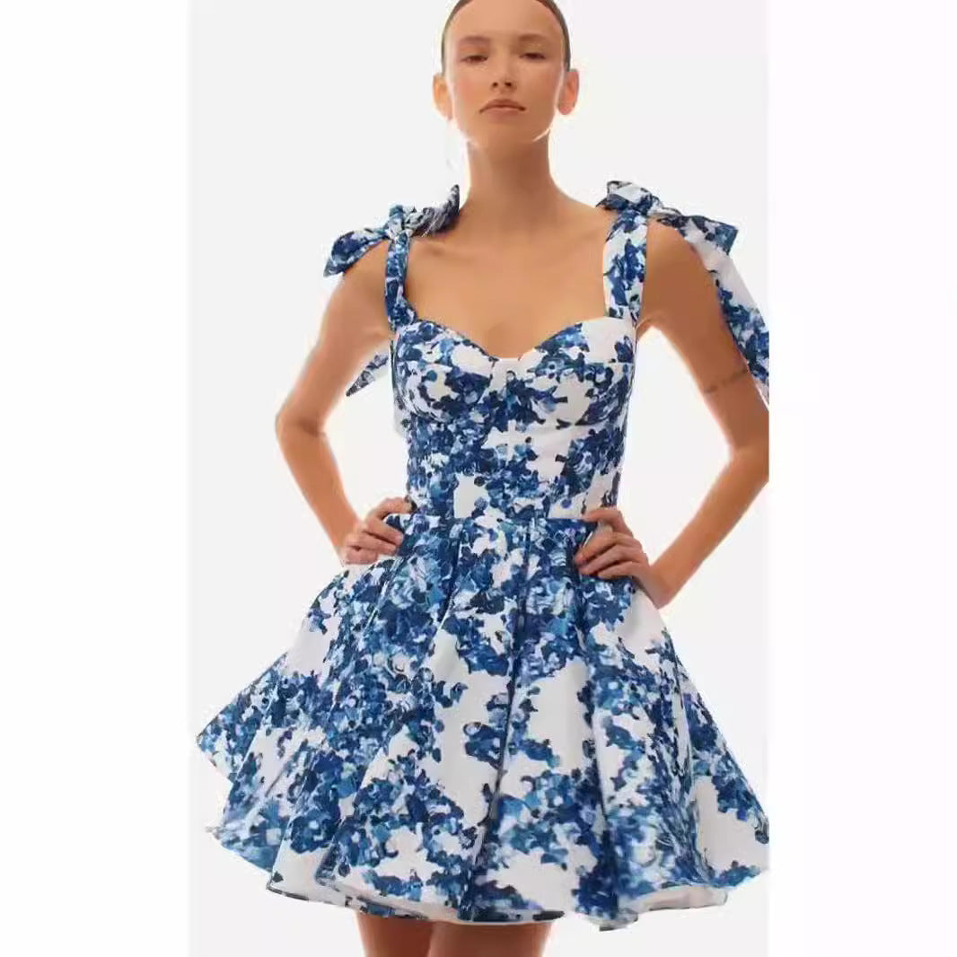 Damen Sommerliches Blumenkleid Drune