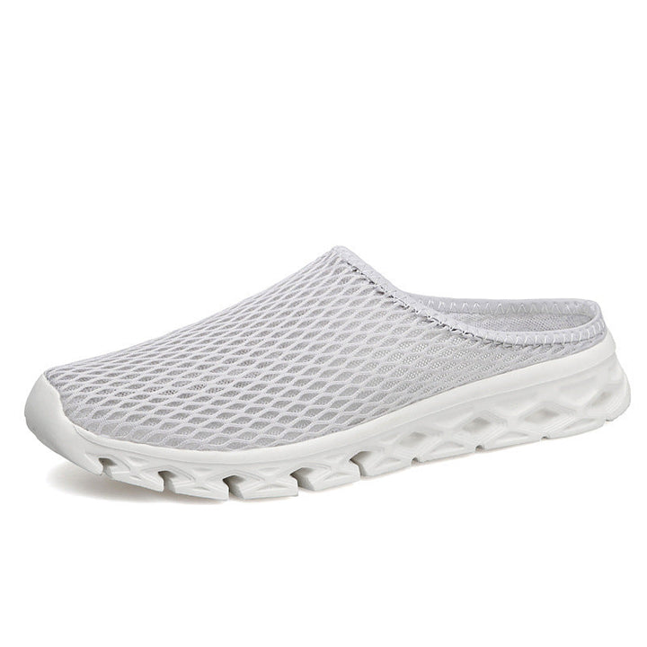 Unisex nan atmungsaktiver Mesh-Muleschuh mit flexibler Wabenlaufsohle und ergonomischem Fußbett Drune