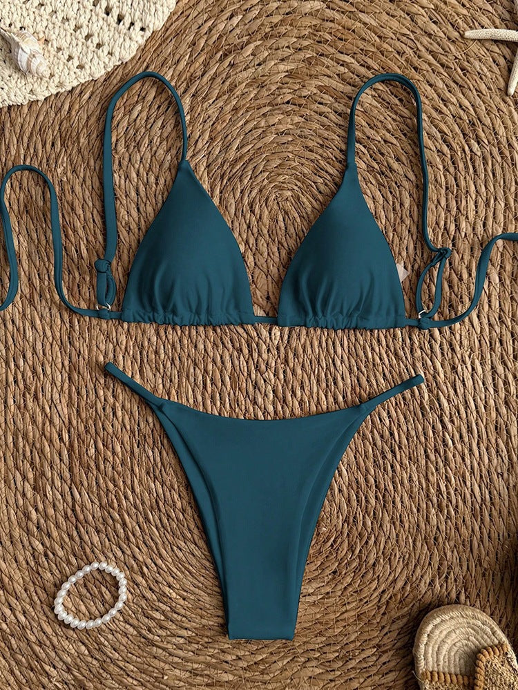 Damen Triangel-Bikini-Set mit raffiniertem Batikdesign Drune