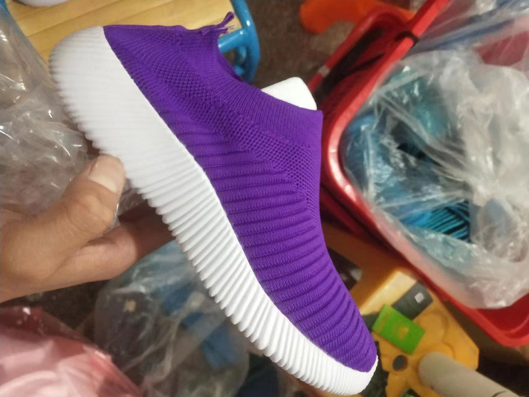 Damen Atmungsaktive Slip-On Sneakers mit flexiblem Obermaterial Drune