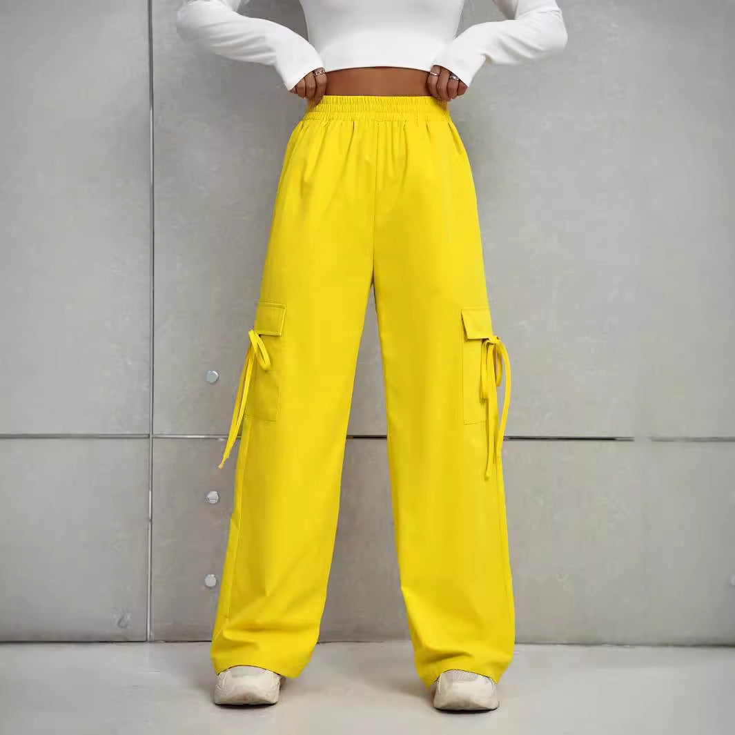 Damen Cargo-Hose mit elastischem Bund und praktischen Taschen Drune