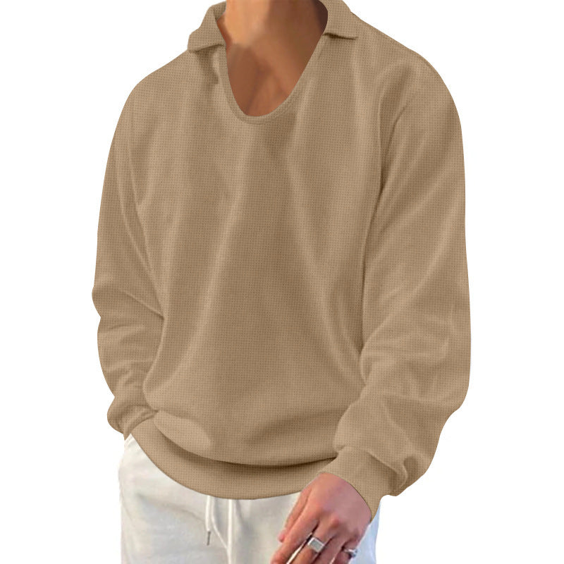 Herren lässiger Pullover mit strukturiertem Stoff und modernem Schnitt Drune