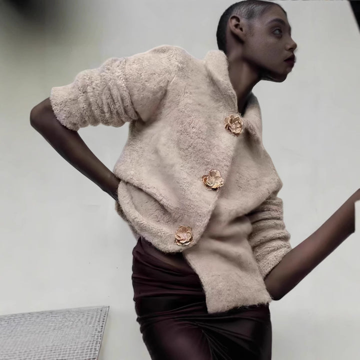 Damen Kuschelige Wohlfühljacke Drune